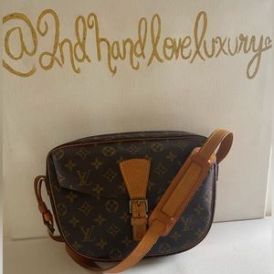 AUTHENTIC LOUIS VUITTON MONOGRAM GENEFEUILLE POCHETTE SHOULDER BAG